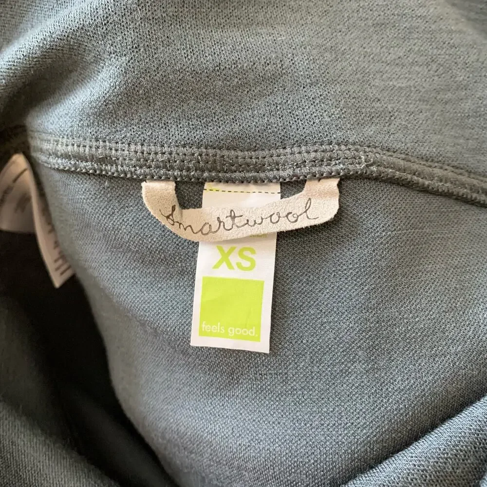 Smartwool Gray Merino Wool Blend Side Slit Pencil Skirt XS - Picture 7 of 9